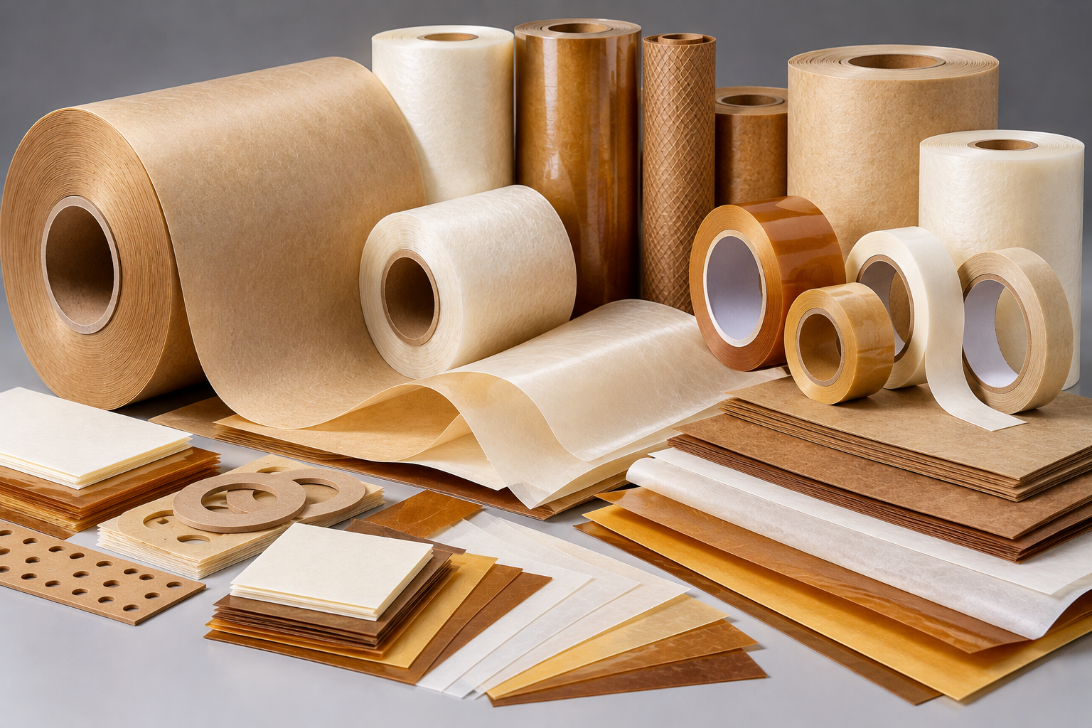 Industrial insulation materials collection — additional paper variants